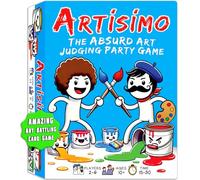 Goober Games Artisimo - The Absurd Art Judging Party Game - A Vibrantly Hilarious Art Curating Competition - Awesome Card Game for Game Night and Families - 30 Minutes, Age 10+, 2-6 Players