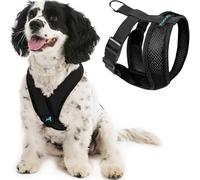 Gooby Choke Free Comfort X Soft Dog Harness, Medium, Black