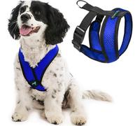 Gooby Choke Free Comfort X Soft Dog Harness, X-Large, Blue