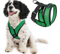 Gooby Comfort X Head in Harness - Hunter Green, Large - No Pull Small Dog Harness Patented Choke-Free X Frame - On The Go Dog Harness for Medium Dogs No Pull or Small Dogs for Indoor and Outdoor Use