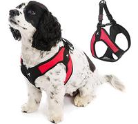 Gooby Easy Fit Step-In Harness Light and Comfortable, Small, Red