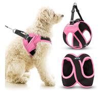 Gooby Escape Free Easy Fit X in Dog Harness - Flamingo Pink, Small