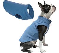 Gooby Every Day Fleece Cold Weather Dog Vest for Small Dogs, Medium, Blue