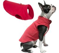 Gooby Every Day Fleece Cold Weather Dog Vest for Small Dogs, Small, Red