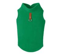 Gooby Every Day Fleece Cold Weather Vest for Small Dogs, X-Large, Green