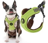 Gooby, Medium Green Memory Foam Escape Free Harness with 4-Point Adjustment for Small Dogs