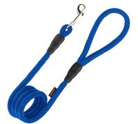 GOOBY Mesh Leash - Blue, 4 FT - Breathable Mesh 4 Foot Leash for Small Dogs with Bolt Snap Clasp - On The Go Dog Leashes for Small, Medium, and Large Dogs
