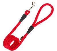 Gooby Mesh Leash - Red, 4 FT - Breathable Mesh 4 Foot Leash for Small Dogs with Bolt Snap Clasp - On The Go Dog Leashes for Small, Medium, and Large Dogs