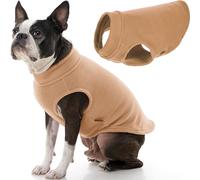 Gooby Stretch Fleece Pull Over Cold Weather Dog Vest, 2X-Large, Sand