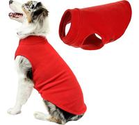 Gooby Stretch Fleece Pull Over Cold Weather Dog Vest, 4X-Large, Red