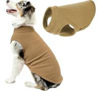 Gooby Stretch Fleece Pull Over Cold Weather Dog Vest, 4X-Large, Sand