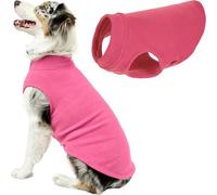 Gooby Stretch Fleece Pull Over Cold Weather Dog Vest, 5X-Large, Pink