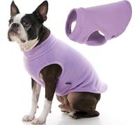 Gooby Stretch Fleece Pull Over Cold Weather Dog Vest, Large, Lavender