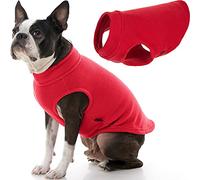 Gooby Stretch Fleece Pull Over Cold Weather Dog Vest, Large, Red