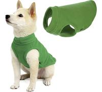 Gooby Stretch Fleece Pull Over Cold Weather Dog Vest, X-Small, Grass Green
