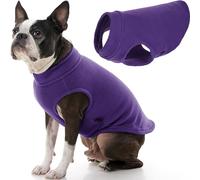 Gooby - Stretch Fleece Vest Sweater Fleece Vest Jacket Jumper for Dogs Purple Size XL (16")