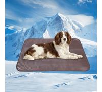 GooCare Cooling Mat for Medium Dogs, 26"x38" PE Woven Breathable Cooling Pad, Cool-to-Touch & Chew-Resistant, Non-Slip Bottom, Easy Clean, for Indoor/Outdoor/Crate (M)