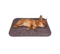 GooCare Cooling Mat for Small Dogs & Cats, 16"x26" PE Woven Breathable Cooling Pad, Cool-to-Touch & Chew-Resistant, Non-Slip Bottom, Easy Clean, for Indoor/Outdoor/Crate (S)
