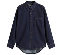 Good American Women's Denim Oversized Shirt Indigo XL