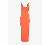 Good American Womens Roma002 Modern Tank Square-neck Stretch-woven Maxi Dress S