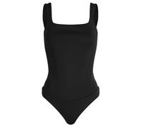 Good American Women's Scuba Corset Bodysuit Black