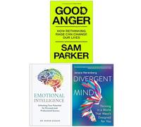 Good Anger, Emotional Intelligence & Divergent Mind 3 Books Collection Set