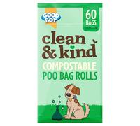 Good Boy 60 Clean & Kind Compostable Poo Bag Rolls