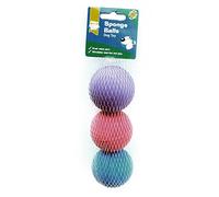 Good Boy Sponge Ball Dog Toys - 6.5cm - Pack of 3