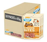 Good Boy - Bitesize Chicken Bites - Dog Training Treats - Made with Over 50% Natural Meat - 65 g ℮ - Low Fat Dog Treats - Case of 10