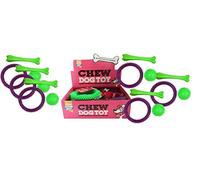 Good Boy Box of 12 'Chew Toys' Bone, Ring and Balls (4 of each supplied)