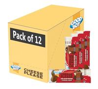 Good Boy Cheese Please With Beef - Splinter Resistant Hard Cheese Dog Treats - Low Fat and High in Protein - Bulk Box x 12 Chews