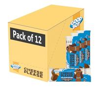 Good Boy Cheese Please With Peanut Butter - Splinter Resistant Hard Cheese Dog Treats - Low Fat and High in Protein - Bulk Box x 12 Chews