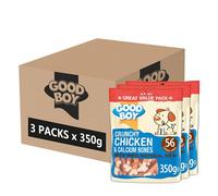 Good Boy - Chicken and Calcium Bones - Dog Treats - Made With 100% Natural Chicken Breast Meat -Low Fat Dog Training Treats, 350 gm (Pack of 3)