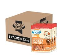 Good Boy Chicken Variety - Natural Dog Treats - Bulk Box - 3 x 320g
