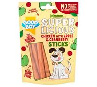 Good Boy Chicken With Apple & Cranberry Sticks 100G (Pack Of 12)
