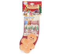 Good Boy Christmas Dog Stocking With Real Meat Treats & Cuddly Toy