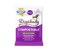 Good Boy Dogsbody Compostable Ear and Eye Wipes for Dogs - 20 Wipes