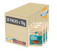Good Boy Duck and Rice Sticks - Low Fat Natural Dog Treats - Rawhide Free Recipe - Bulk Box - 10 x 70g