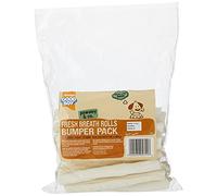 Good Boy - Fresh Breath Rolls - Dog Chews - Made From 100 Percent Natural Rawhide - Pack of 18 - Dental Chews For Dogs