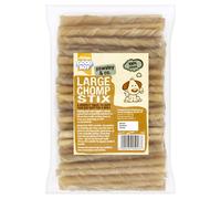 Good Boy - Large Rawhide Chomp Sticks - Dog Chews - Made From 100 Percent Natural Hide - Pack of 100 - Dog Treats Natural