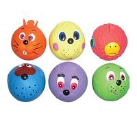 Good Boy Latex Face Balls Dog Toy - 1 Piece - 7cm