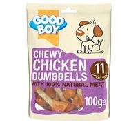 Good Boy Pawsley and Co Chewy Chicken Dumbbells Dog Treats - 100g