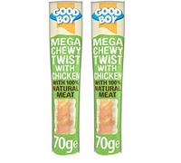 Good Boy Pawsley & Co. Mega Chewy Twist with Chicken, 70g (Pack of 2)