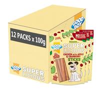Good Boy Super Licious Dog Sticks – Chicken, Apple & Cranberry – 100 g