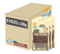 Good Boy - Tripe Sticks - Dog Chew Treats - Absolutely No Artificial Nasties - 100 Grams ℮ - 100 Percent Natural Dog Treats - Case of 8
