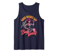 Good Brides Say Bad Words Funny Bachelorette Cowgirl Bride Tank Top