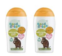 Good Bubble Gruffalo Hair & Body Wash with Prickly Pear Extract - Tear-Free and Sulphate Free Kids Body Wash for Sensitive Skin - 100ml Travel Size (Pack of 2)