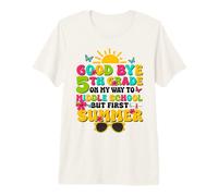 Good Bye 5th Grade Graduation On My Way to Middle School Premium T-Shirt