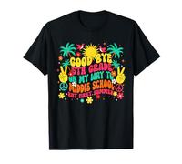 Good Bye 5th Grade On My Way to Middle School Groovy Summer T-Shirt