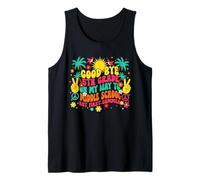 Good Bye 5th Grade On My Way to Middle School Groovy Summer Tank Top